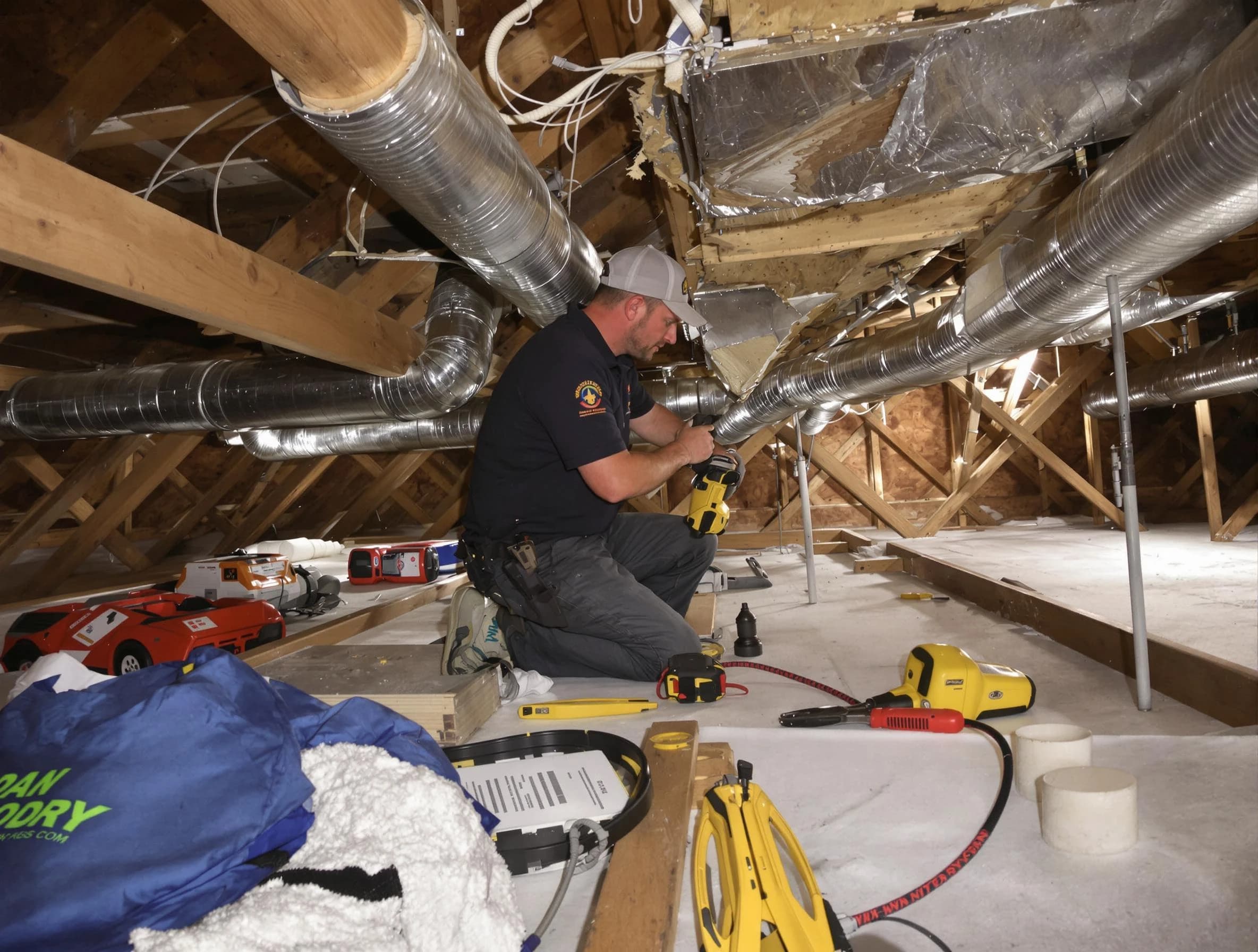 Professional air duct repair by Mission Viejo Air Duct Cleaning in Mission Viejo